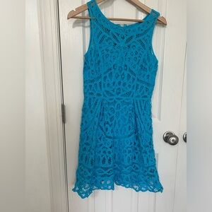 Lilly Pulitzer Crochet Blue Dress